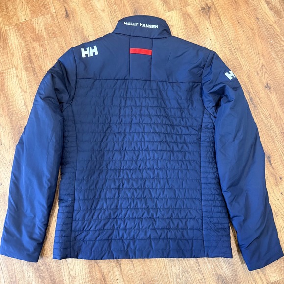 Helly Hansen Crew Insulator Jacket Mens Medium Navy Blue Princess Logo - Picture 6 of 12